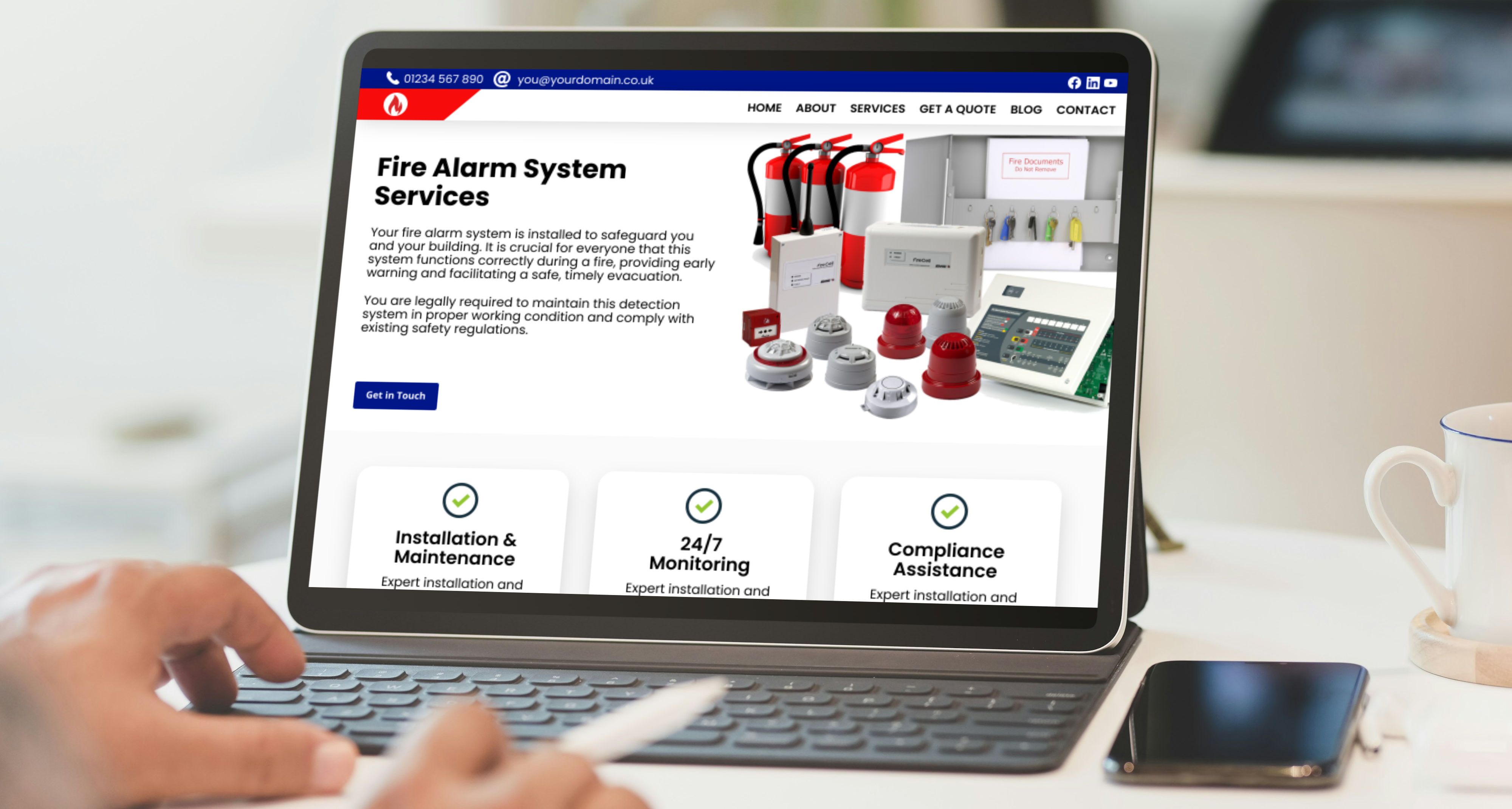 Fire Safety Website Design Fire Safety Website Design